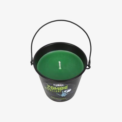 The Range Zombie Repellent Candle Bucket With Jasmine Fragrance - Black