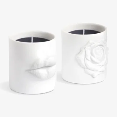 Tobias Oliver L'Objet | Le Duo - Oh Mon Dieu! Rose Noir Candles - Small (Set of 2)
