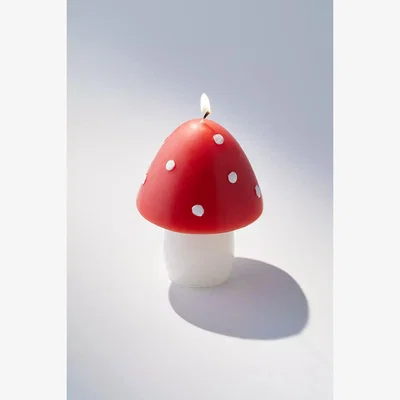 Urban Outfitters Mushroom Candle - Red ALL at Urban Outfitters