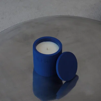 Wolf & Badger Blue Mykonos Candle | Defrei