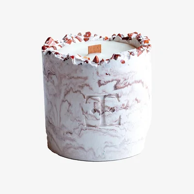 Wolf & Badger White / Brown Mocha Dreams Gemstone Large | Esti Living