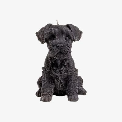 Wolf & Badger Schnauzer Candle - Black | One Size | Love Ally