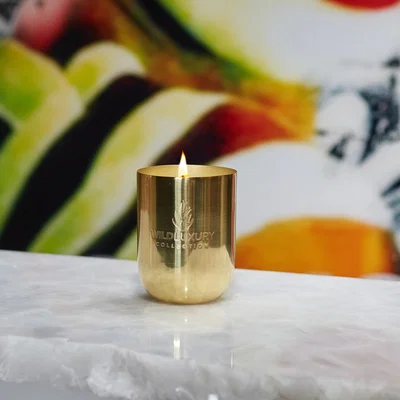 Wolf & Badger Gold Great Barrier Reef Candle | Small | Wild Luxury Collection