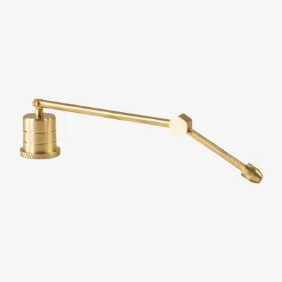 Wolf & Badger Brass Candle Snuffer One Size Roarcraft
