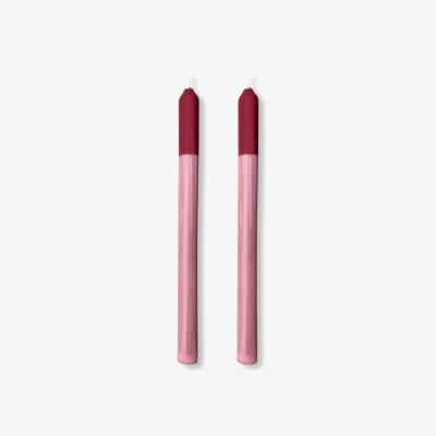 Wolf & Badger Pink / Purple Trifle Dinner Candles | Pygmalion London