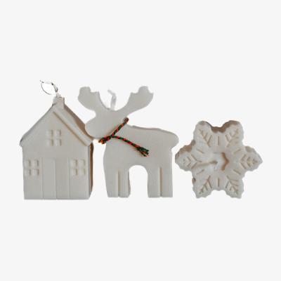 Wolf & Badger White Scandi Christmas Candles Set | Studio Üm
