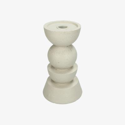 Wolf & Badger White Radiant Revival Mid-Century Candle Tower Medium | Casabyjj