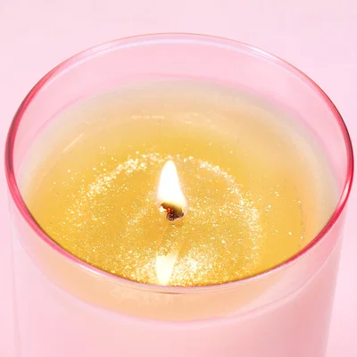 Wolf & Badger Pink / Purple / White Sparklenova - Glitter Bomb™ Unscented Candle | One Size | Bloomtine | Earth Angel Hq