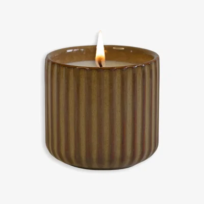Wolf & Badger Brown / Neutrals / Yellow Summer Candle: Indonesian Forest Retreat Candle | Theta Naturals Co.