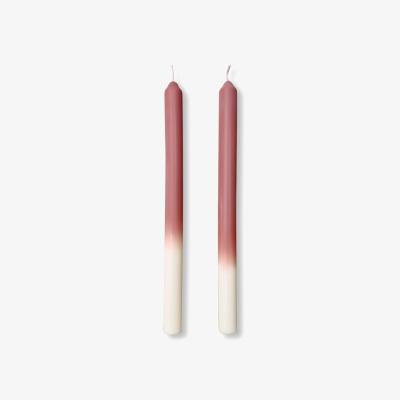 Wolf & Badger Pink / Purple / White Peony - Dinner Taper Candle Pair | Pygmalion London