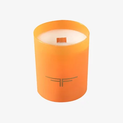 Wolf & Badger Yellow / Orange Fleur D Oranger Woodstick Candle | One Size | Fiolas