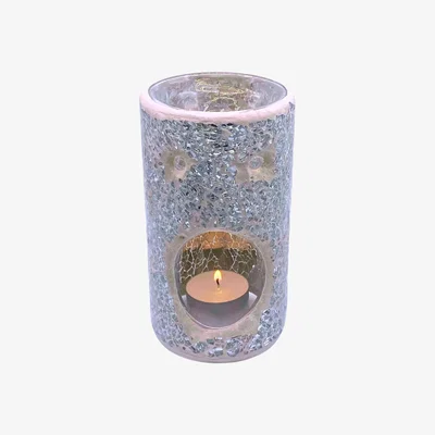 Wolf & Badger White / Silver / Gold Gold & Silver Soy Wax Melts In Luxury Purple Velvet Bag - Fragrance Still | The Universal Soul Company