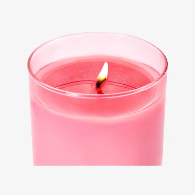 Wolf & Badger Pink / Purple Plumphoria - Glitter Bomb™ Luxury Gift Candle In Plum & Rose 230G | One Size | Bloomtine | Earth Angel Hq