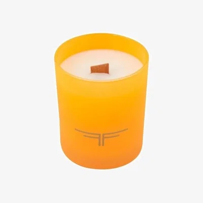 Wolf & Badger Yellow / Orange Pumpkin Spice Candle | One Size | Fiolas