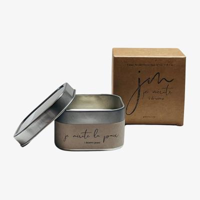 Wolf & Badger White Je Mérite La Paix, I Deserve Peace Affirmation Wax Melt | One Size | Je Mérite (I Deserve)