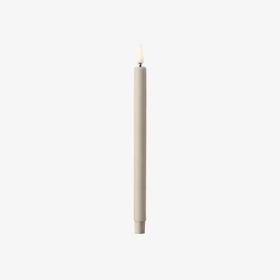 Westwing LED Dinner Candles Stoff Nagel, Set of 2
