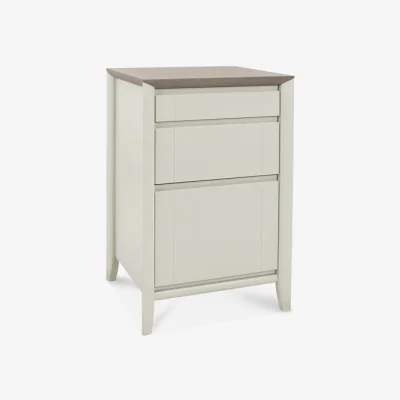 Teddy Beau Bentley Bergen Grey Washed Oak & Soft Grey Filing Cabinet