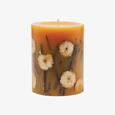 Amara Rosy Rings - Rosy Rings 200 Hour Botanical Candle - Almond Amber Honey Tobacco