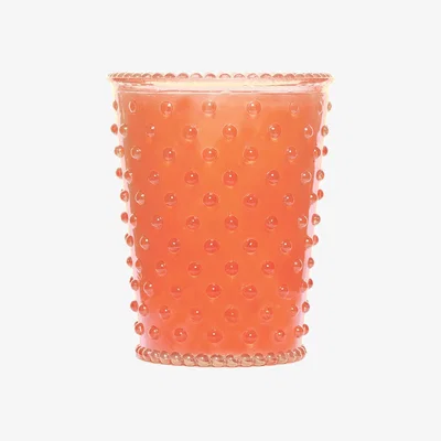Amara Simpatico - Simpatico Hobnail Glass Candle - Guava