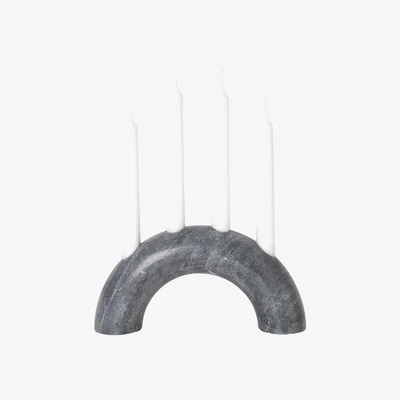 Amara ferm LIVING - Bow Candle Holder - Black