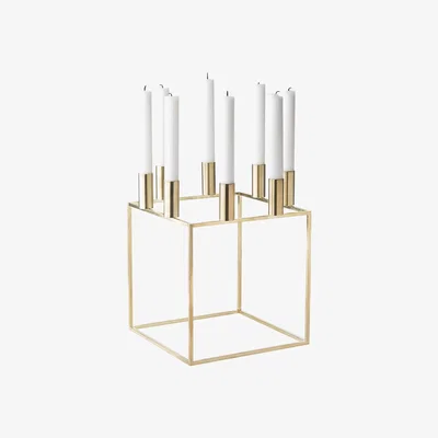 Amara By Lassen - Kubus 8 Candle Holder - Brass
