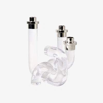 Amara Jonathan Adler - Pompidou Acrylic Candle Holder - Clear