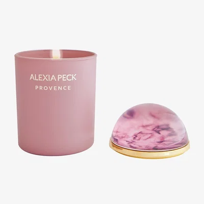 Amara Alexia Peck - Provence Candle & Paperweight - White Geranium & Lavender