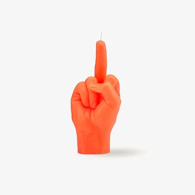 Amara CandleHand - 'Fcuk you' Candle - Neon Orange