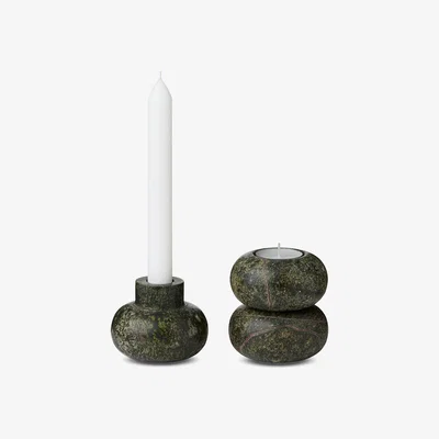 Amara Tom Dixon - Rock Stacking Tealight - Set of 3