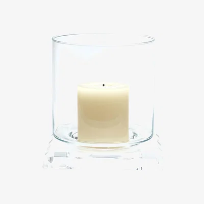 Amara Pigeon and Poodle - Vonore Acrylic Hurricane Lamp - Small - Clear