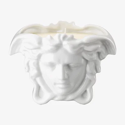 Amara Versace Home - Medusa Grande Table Light Scented Candle - White
