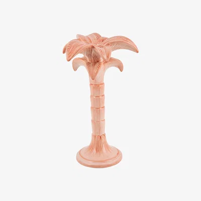 Amara Les Ottomans - Palm Trees Candle Holder - Pink - Medium