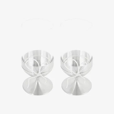 Amara Vera Wang for Wedgwood - Love Knots Tealight Holders - Set of 2