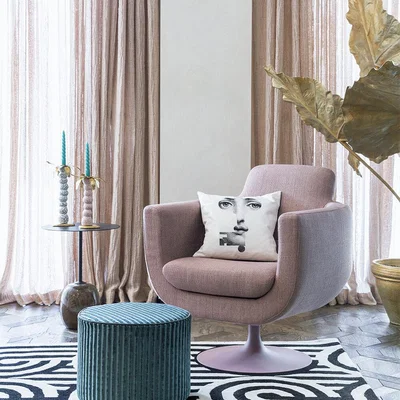 Amara L'Objet - Mojave Palm Candlestick - Medium - Pink