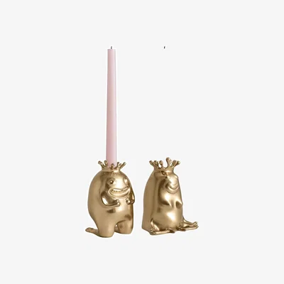 Amara Haas King and Queen Candlesticks