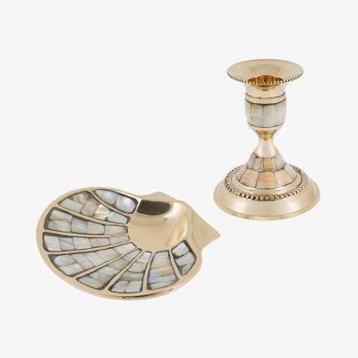 Amara À la - Mother of Pearl Bowl and Candle Holder