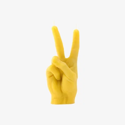 Amara CandleHand - 'Victory' Candle - Yellow