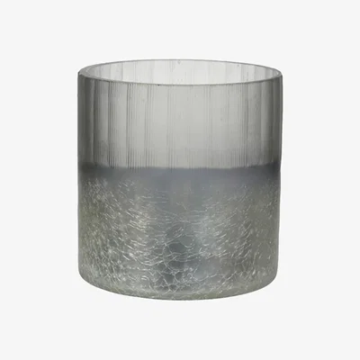 Barker and Stonehouse Frost Candleholder, Grey | Barker & Stonehouse