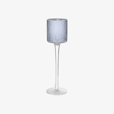 Barker and Stonehouse Tall Frosted Candle Holder