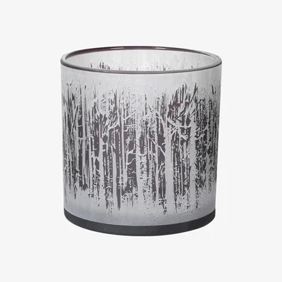 Barker and Stonehouse Snowy Forest Candle Holder