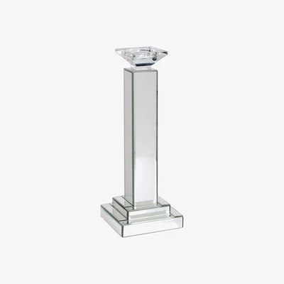 Barker and Stonehouse Mirrored Square Candle Stick