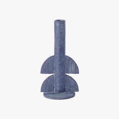Barker and Stonehouse Blue Shaped Candlestick