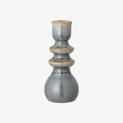Barker and Stonehouse Blue Ceramic Candlestick