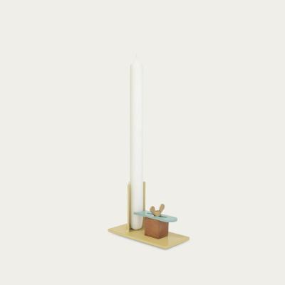 Bombinate.com Yellow-Blue Fixum Candle Holder