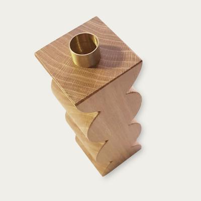 Bombinate.com Constantin I Candle Holder In Oak