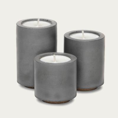 Bombinate.com All Grey Tealight Trio