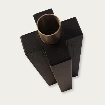Bombinate.com Constantin II – Black Oak Candle Holder