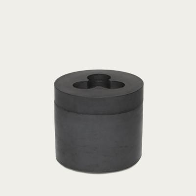 Bombinate.com Sandalwood & Bk Pepper Black Pot and 3-wick Candle Set