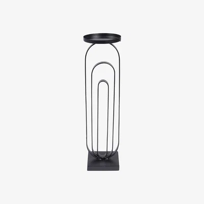 Cuckooland Dutchbone Proa Black Candle Holder - Medium