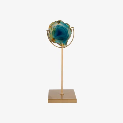 Cuckooland Dutchbone Gem Candle Holder - Blue